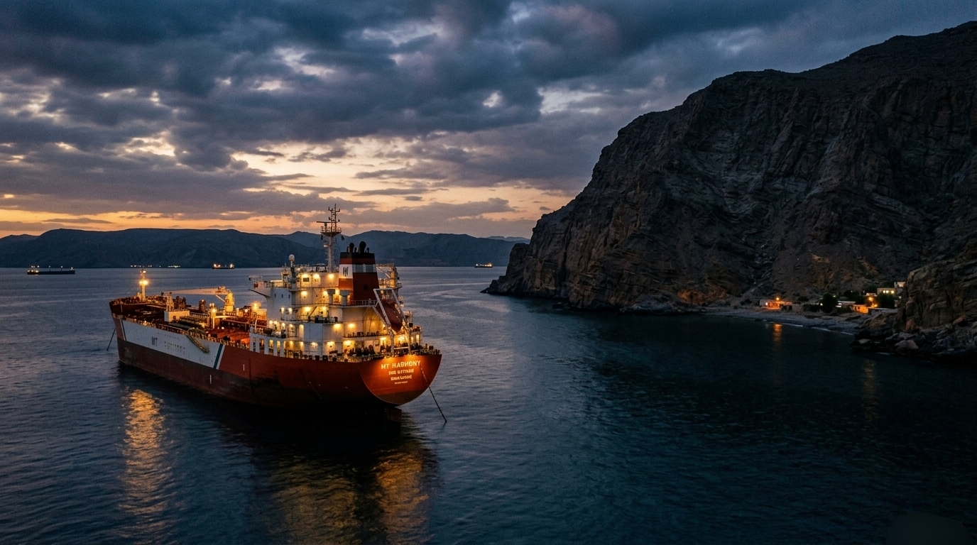 होर्मुज जलडमरूमध्य में कैलिस्टो टैंकर