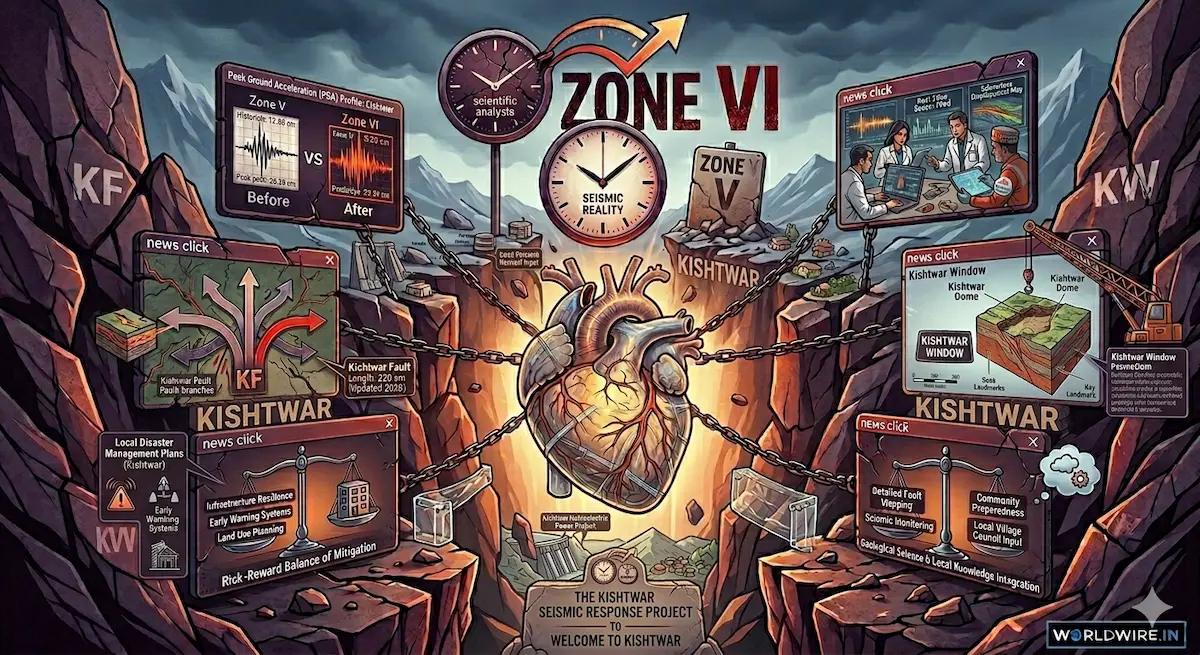 J&K's High-Risk Zone -Kishtwar : From Zone V to Zone VI .Earthquake Fault (KF) aur Kishtwar Window(KW) 2 J&K's High-Risk Zone -Kishtwar : From Zone V to Zone VI .Earthquake Fault (KF) aur Kishtwar Window(KW)