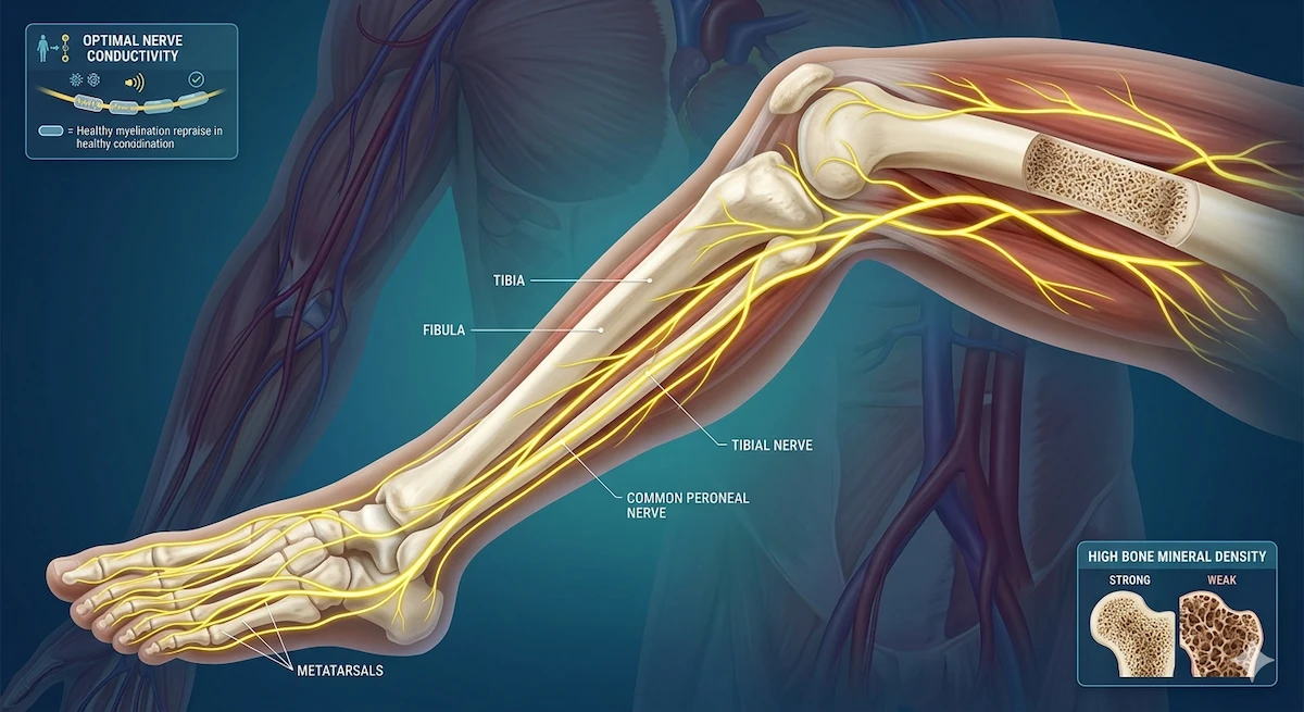 Transform Your Joints in Just 7 Days: 4 Miracle Foods for Iron-Strong Bones and Nerves 1 Strong bones and nerves diagram
