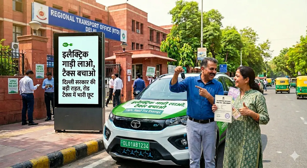 Delhi EV Policy 2026: Electric Gaadi Lo, Road Tax Bachao