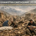 Afghanistan Earthquake 2026: 5.8–5.9 Magnitude Quake Strikes Hindu Kush, Killing at Least Eight
